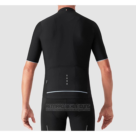 2019 Fahrradbekleidung La Passione Shwarz Wei Trikot Kurzarm und Tragerhose - zum Schließen ins Bild klicken